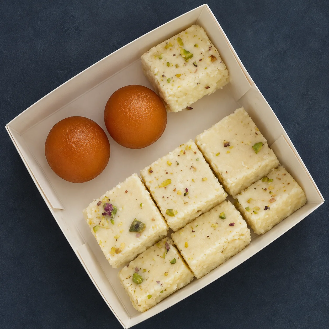 Fresh Indian sweets and desserts at Royal Sweets And Restaurant Edmonton