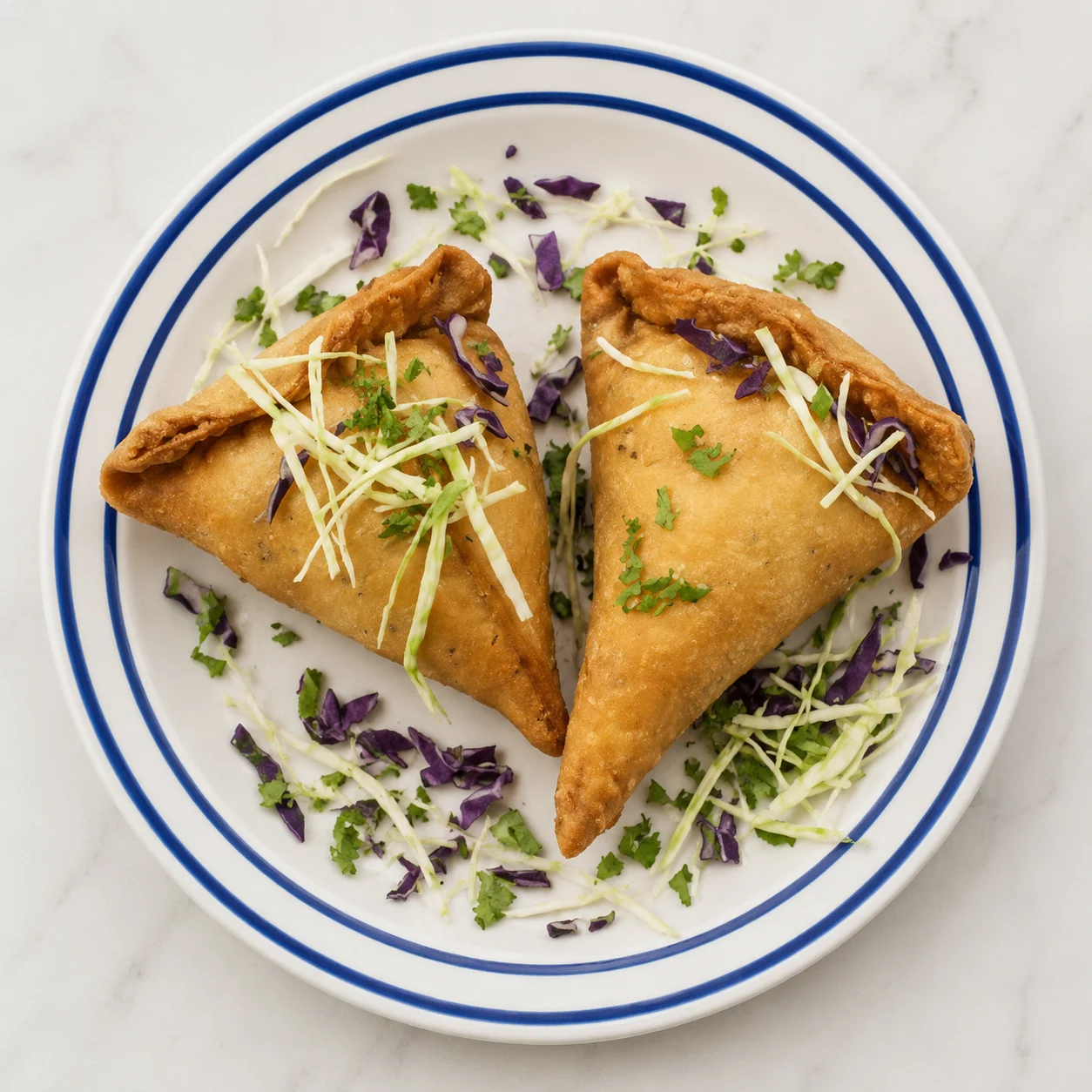 Samosas and Indian starters at Royal Sweets And Restaurant Edmonton
